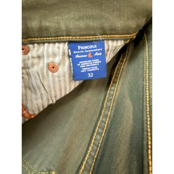 Principle Jeans NWT! 32 Mid Rise Skinny Dreamer Jackpot Olive Green $166 MSRP! - Picture 6 of 11